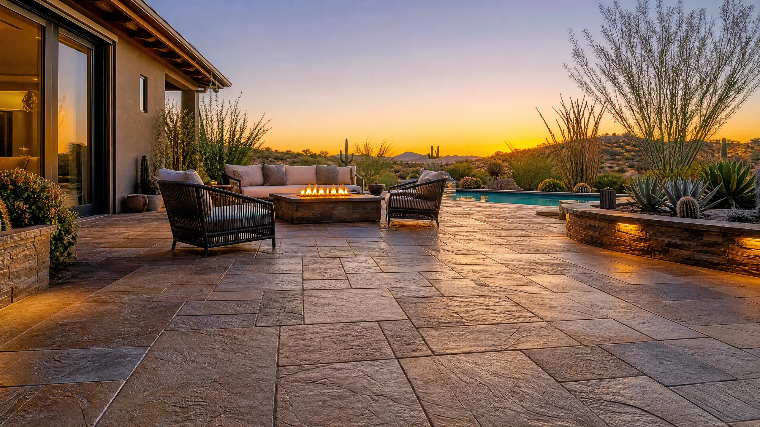 Stamped Patio