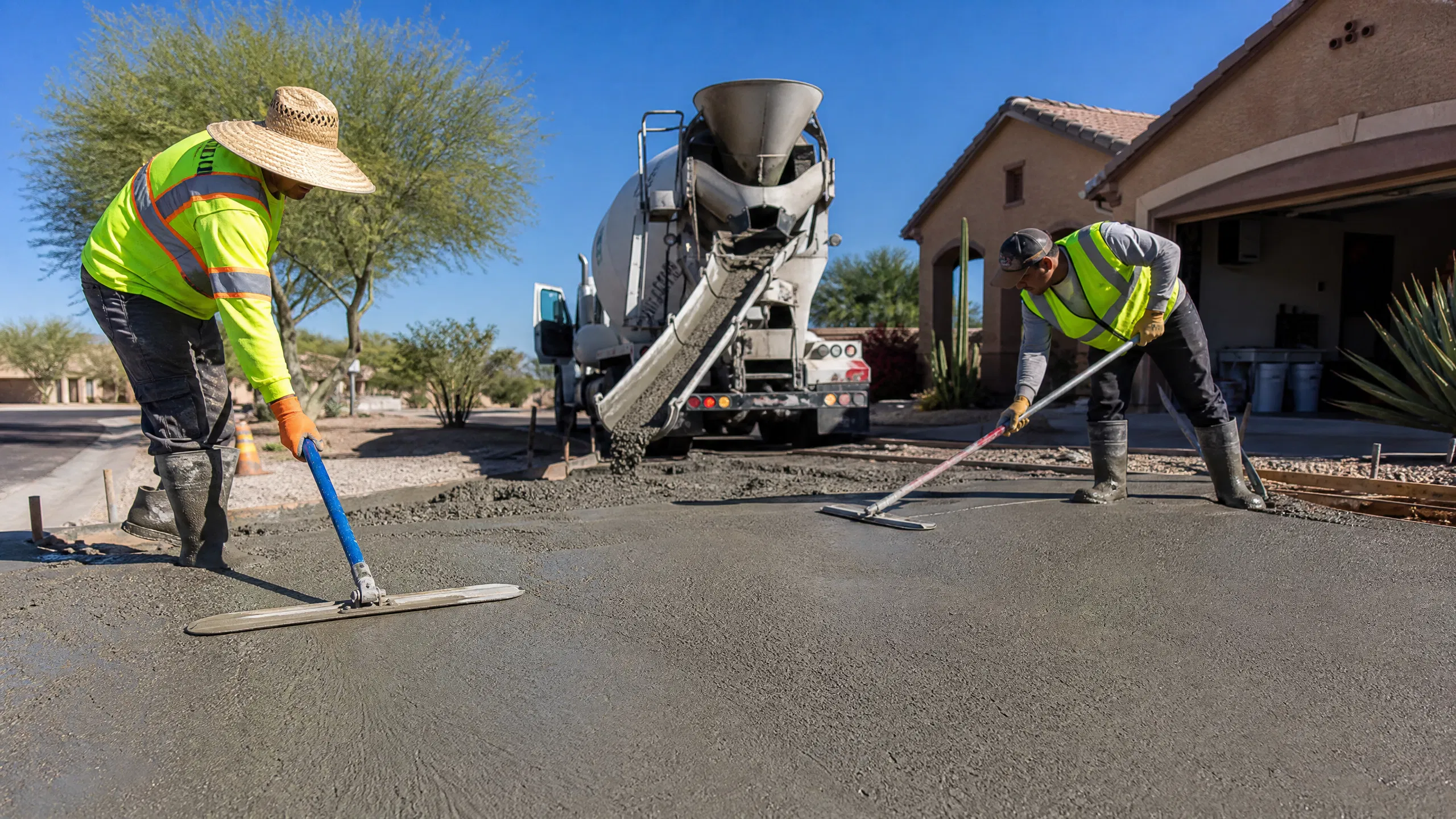 Driveway Pour